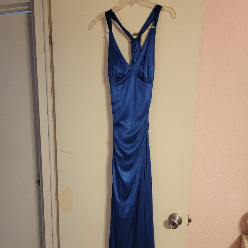 Blue gown